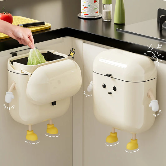 Hängender Küchenmülleimer mit Deckel – 9L / 12L