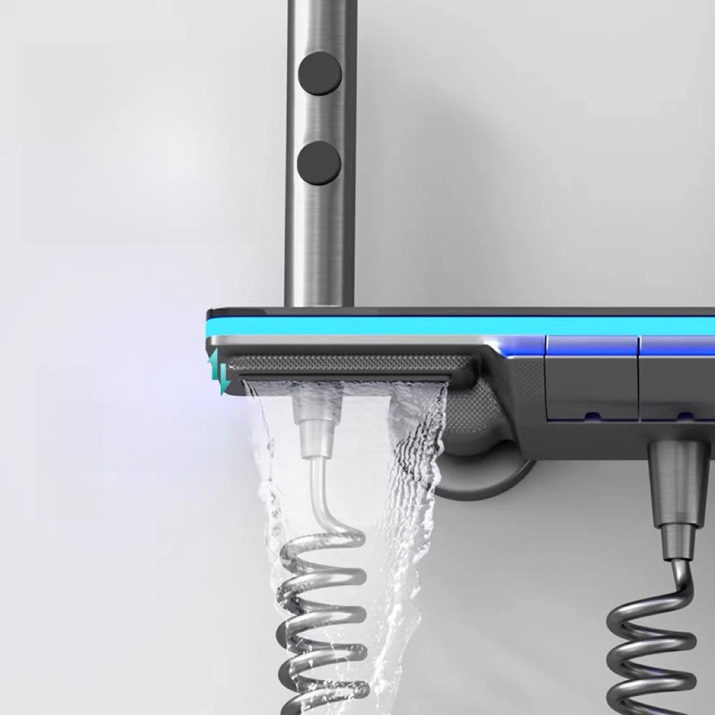 Smartes Regendusche-Duschsystem mit digitaler Temperaturanzeige