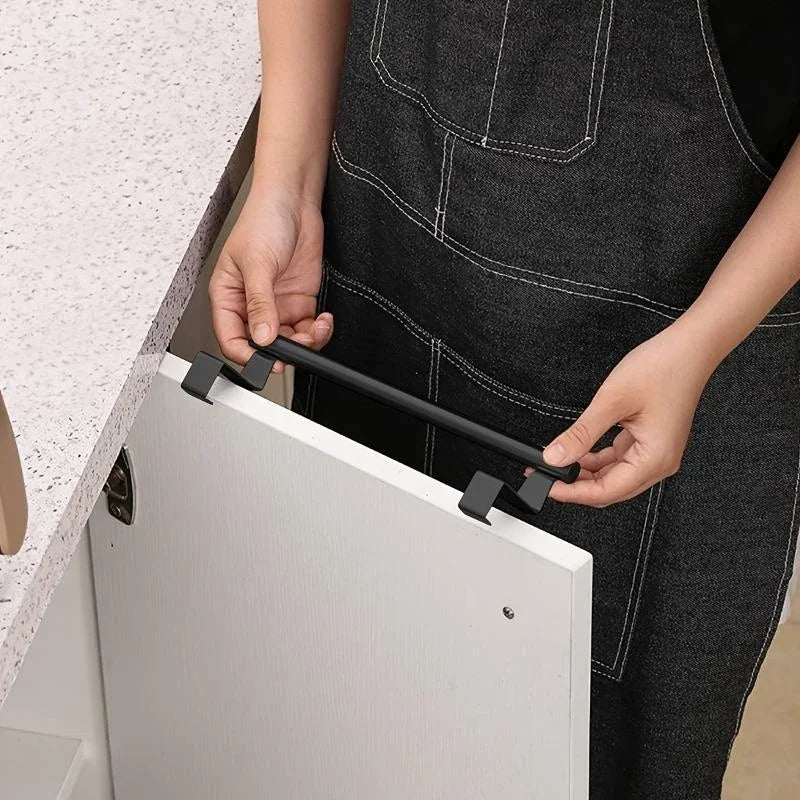 Handtuchhalter ohne Bohren – Tür-Handtuchstange aus Metall